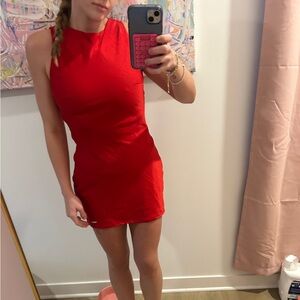 Red mini dress
Never worn